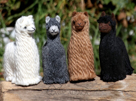Needle Felted Suri Baby Alpaca 5 inches Needle Felted Suri Baby Alpaca 5 inches