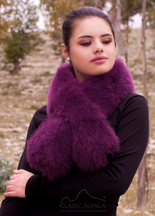 PREMIUM Baby Alpaca Fur Stole PREMIUM Baby Alpaca Fur Stole