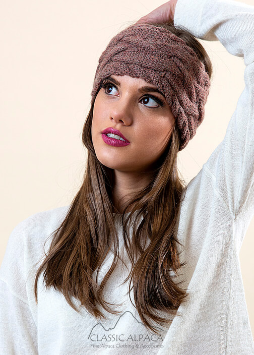 Braided knit Alpaca Headband Braided knit Alpaca Headband