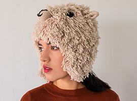 Alpaca hat with ear flaps clearance