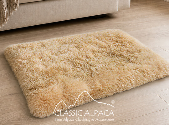 Baby Alpaca Fur Rug