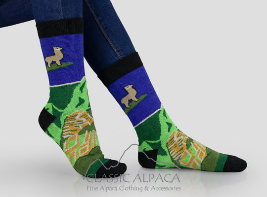 Unisex Sacred Valley Alpaca Socks
