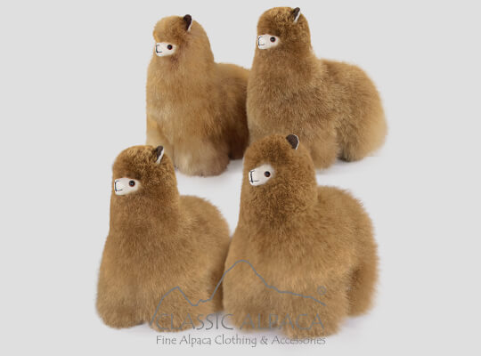 Baby Alpaca Fur-Standing Alpaca 13 inches