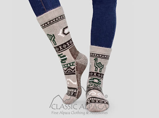 Premium Alpaca Canyon Socks