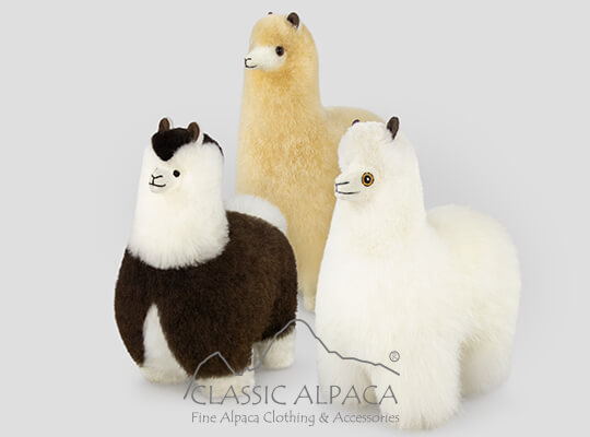 Standing Classic Baby Alpaca Fur - 12 Inches