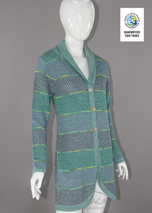 Greenery Alpaca Cardigan