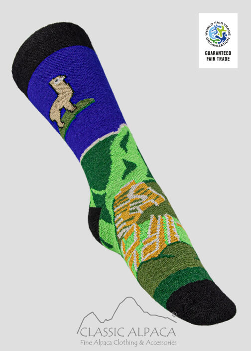 Unisex Sacred Valley Alpaca Socks