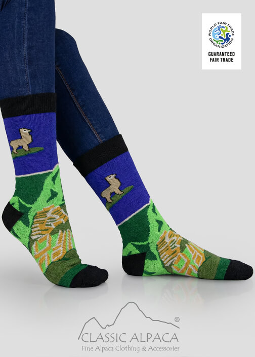Unisex Sacred Valley Alpaca Socks