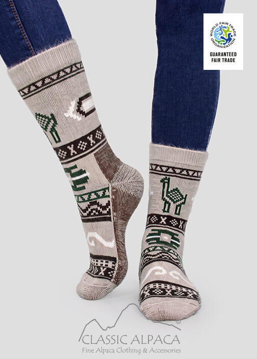 Premium Alpaca Canyon Socks