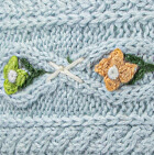 Baby Blue Florencia Lace Alpaca Headband