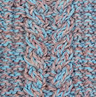 Alpaca Cable Fingerless Gloves