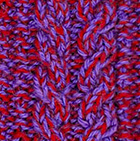 Alpaca Cable Fingerless Gloves